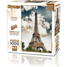 Nilly Toys 20768 Puzzle 1000 Elffel Tower Paris