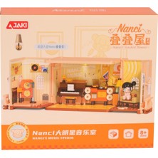 Nilly Toys HK133 Jaki Büyük Yıldız Müzik Odası 256 Parça Block Oyuncak