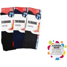 Şirin 9550 Erkek Havlu Siyah Çorap 6 Adet