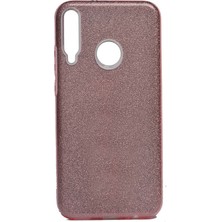 ENSUENO Huawei P40 Lite E Kılıf Inc Shining Silikon-Rose Gold