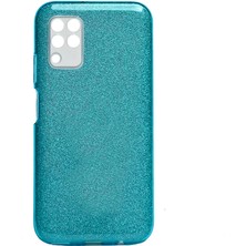 ENSUENO Huawei P40 Lite Kılıf Inc Shining Silikon-Mavi