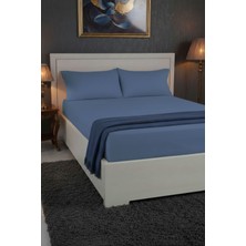 Favora %100 Pamuk Ranforce Premium Çift Kişilik Lastikli Çarşaf Seti - I