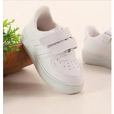 papucumun dünyası Günlük Bebek Çocuk Sneaker Cırt Cırt Bantlı Spor Ayakkabı Yürüyüş Ayakkabısı