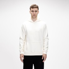 Bad Bear Lake Erkek Ekru Kapüşonlu Sweatshirt