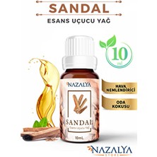 Nazalya Sandal Esansiyeli Hava Nemlendiriciler İçin Uçucu Oda Koku Yağı 10 ml
