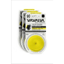 Vavana Araba Klima Kokusu, Spin Oto Kokusu 3'lü Set, Bergamot Portakal Aromalı, 90 Gün Etkili Araç Kokusu - Energetic