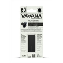 Vavana Araba Klima Kokusu, Flat Oto Kokusu, Siyah Musk Aromalı, 60 Gün Etkili Araç Kokusu - Mystic
