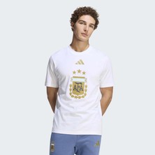 Adidas FIFA World Cup 26 Arjantin DNA Graphic Tişört JZ6299 Beyaz
