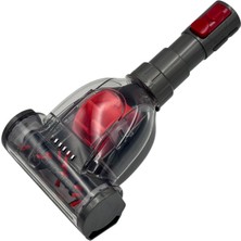 Parmis Dyson Uyumlu V8 Süpürge Mini Turbo Süpürücü Başlığı (Kırmızı)