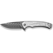 Civivi Voidflare G10 With Aluminum Handle Damascus Blade Çakı