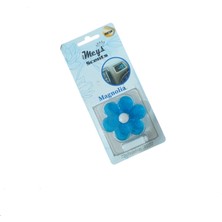 Mabelme Store Meys Mavi Çiçek Izgara Havalandırma Klips Araç Oto Kokusu Manolya