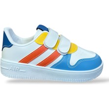 papucumun dünyası Günlük Bebek Çocuk Sneaker Cırt Cırt Bantlı Spor Ayakkabı Yürüyüş Ayakkabısı