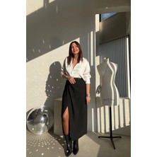 Siyah Kemerli Kalem Etek