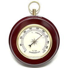 Tekne Higrometre Ahşap Taban Ø13 cm