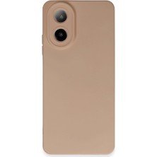 TE Dükkan Buğz Newface Oppo A38 Kılıf Nano Içi Kadife Silikon - Pudra