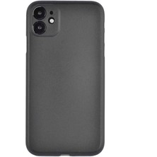 Zore iPhone 12 Uyumlu ​​senk Tiny Kapak-Siyah