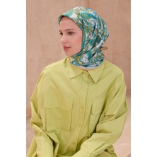 Belli Tivil İpek Eşarp 4101 - 58 Gri Karışık Desen