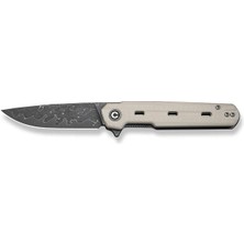 Civivi Navo Ivory G10 Handle Damascus Blade Çakı