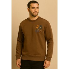 Laviva Fashion Bisiklet Yaka Hr Üç Iplik Sweatshırt