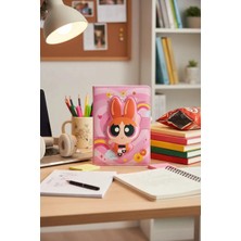 Miniso Powerpuff Girls Lisanslı Manyetik Kapaklı Not Defteri (Blossom)