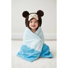 Miniso Disney Lisanslı Tsum Tsum Serisi Kapüşonlu Battaniye (Mickey Mouse)