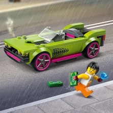 Storemax City Arabası ve Spor Araba Takibi 60415-6 Yaş ve Üzeri Çocuklar Için Minifigürü Içeren Yaratıcı Oyuncak Yapım Seti (213 Parça)