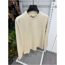 Laviva Fashion Bisiklet Yaka Bc Düz Desen Sweatshirt