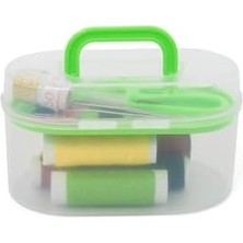 Storemax Mini Dikiş Seti Kutusu 18 Parça - Iplik, Iğne,, Düğme, Mezura, Taşınabilir Dikiş Aksesuar Seti - Seyahat ve Ev Için Dikiş Takımı