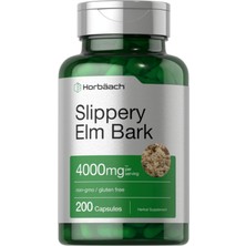 Horbaach Horbäach Slippery Elm Bark 200 Capsules  Non-Gmo  Gluten Free.