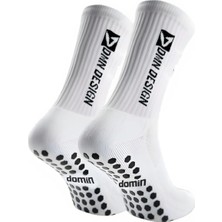 Sporio Kaydırmaz Silikon Taban Nefes Alan Premium Futbol Fitness Koşu Sporcu Çorap  39-44 Numara Arası