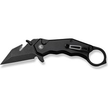 Civivi Amarog Black Aluminum Handle Black Stonewashed Nitro-V Blade Çakı