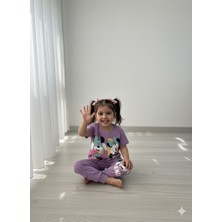 ruhaay Kız Çocuk Baskılı Kısa Kollu Mevsimlik Alt Üst Takım