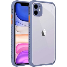 Zore iPhone 11 Uyumlu ​​senk Kaff Kapak-Koyu Mor
