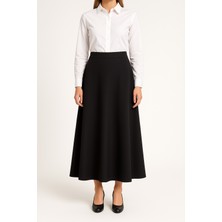 Vellichor Siyah Scuba Etek