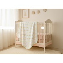 ruhaay Bebek Pamuk Battaniye Tek Kat Baskılı 80X80 Boy