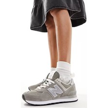 New Balance ML574 Evg Leather Mens Sneaker Hakiki Deri Erkek Günlük Spor Ayakkabı Gri