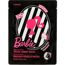 Miniso Barbie Lisanslı Kağıt Yüz Maskesi - Nemlendirici
