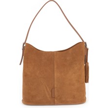 Ziya, Kadın Hakiki Deri Omuz ve El Çantası 153979Z5016 Taba