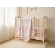 ruhaay Bebek Pamuk Battaniye Tek Kat Baskılı 80X80 Boy