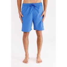 Pıtırcık Dokulu Hızlı Kuruyan Esnek Bel Kordonlu Fermuarlı Cepli Yan Yırtmaçlı Rahat Kalıp Şort