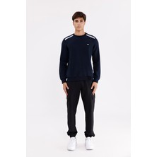 Selanik Kumaş Yapılı Esnek Manşetli Konforlu Rahat Kesim Sweatshirt