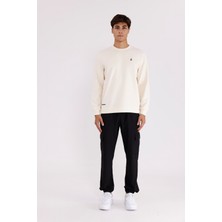 Modal Karışımlı Yumuşak Dokulu Rahat Kalıp Esnek Kullanım Sunan Sweatshirt