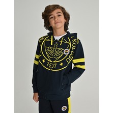 Fenerium Çocuk Trıbun Tek Renk Logolu Sweat