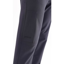 Yan Fermuarlı Cep Diz Dikiş Detaylı Düz Paça Esnek Bel Spor Görünümlü Eşofman Altı