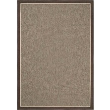 Cool Halı Lizbon Art 03 Balkon Halısı Hasır Doku Mutfak Halısı Çift Bordürlü Ithal Sisal Halı Yolluk