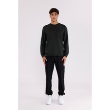 Modal Karışımlı Yumuşak Dokulu Rahat Kalıp Esnek Kullanım Sunan Sweatshirt