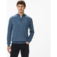 Nautica Erkek Mavi Classic Fit Kazak S57104T.4JM