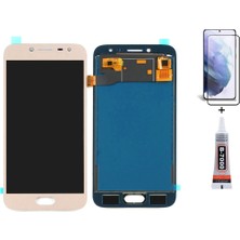 Yedcom Samsung J2 Pro GOLD Uyumlu Ekran Lcd Dokunmatik B7000 15ML Yapıştırıcı ve Kırılmaz Cam ile beraber Yc