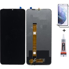 Yedcom Oppo Realme C25 Uyumlu Ekran Lcd Dokunmatik B7000 15ML Yapıştırıcı ve Kırılmaz Cam ile beraber Yc