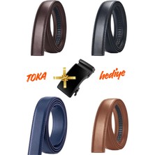 Orix 4 Adet Otomatik Kemerler Için Tokasız Kemeri + Toka Hediye